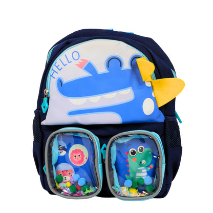 Blue & Black School Bag for Kids