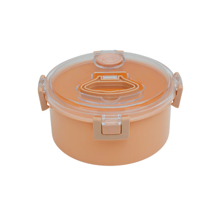 Round lunch box