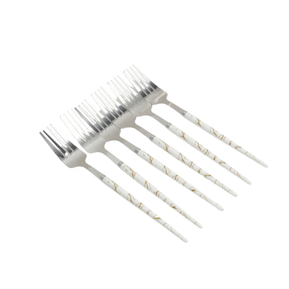 Marble Stainless Steel Dinner Fork Set
