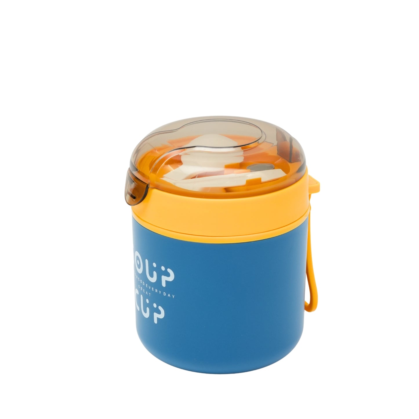 Insulated soup cup stainless steel soup cup with spoon