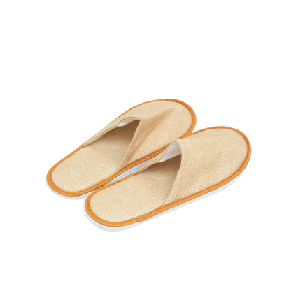 Breathable Open-Toe Indoor Spa Slippers
