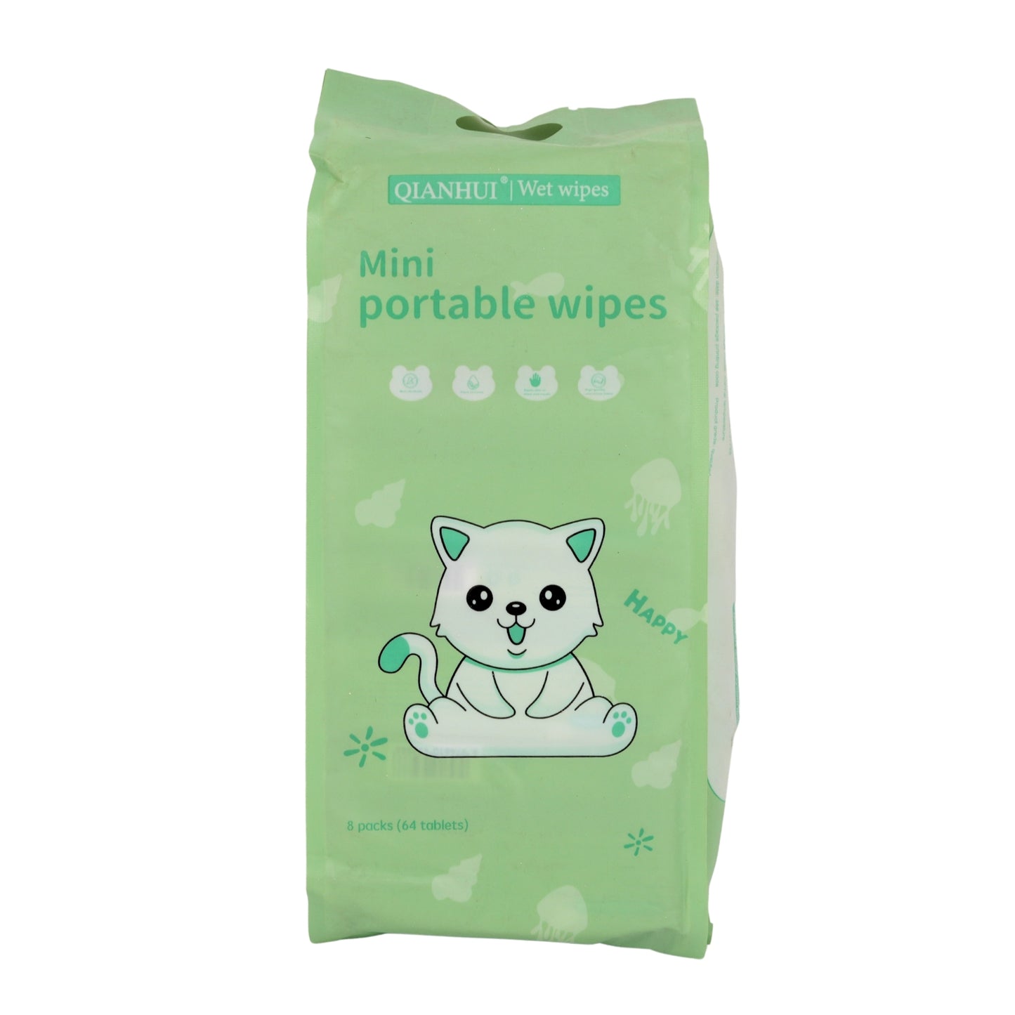 Mini portable wipes