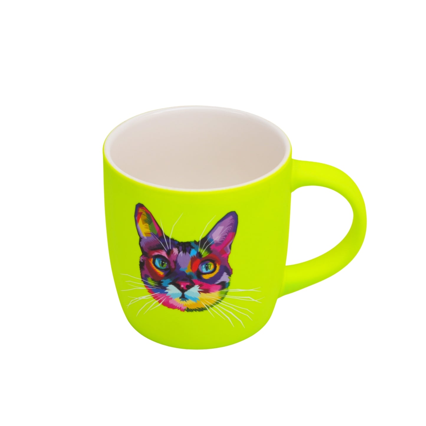Vibrant Color Mugs With Cute Animation