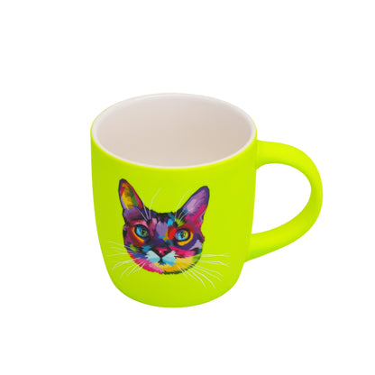 Vibrant Color Mugs With Cute Animation