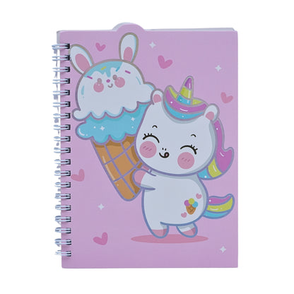 Cute sparkling cover notebook for girls