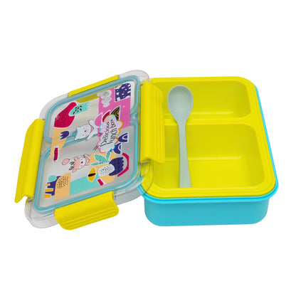 Lunch Box or School Kids in Double Section