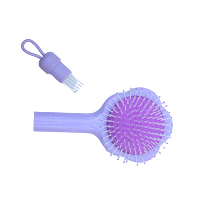 Round detangling comb