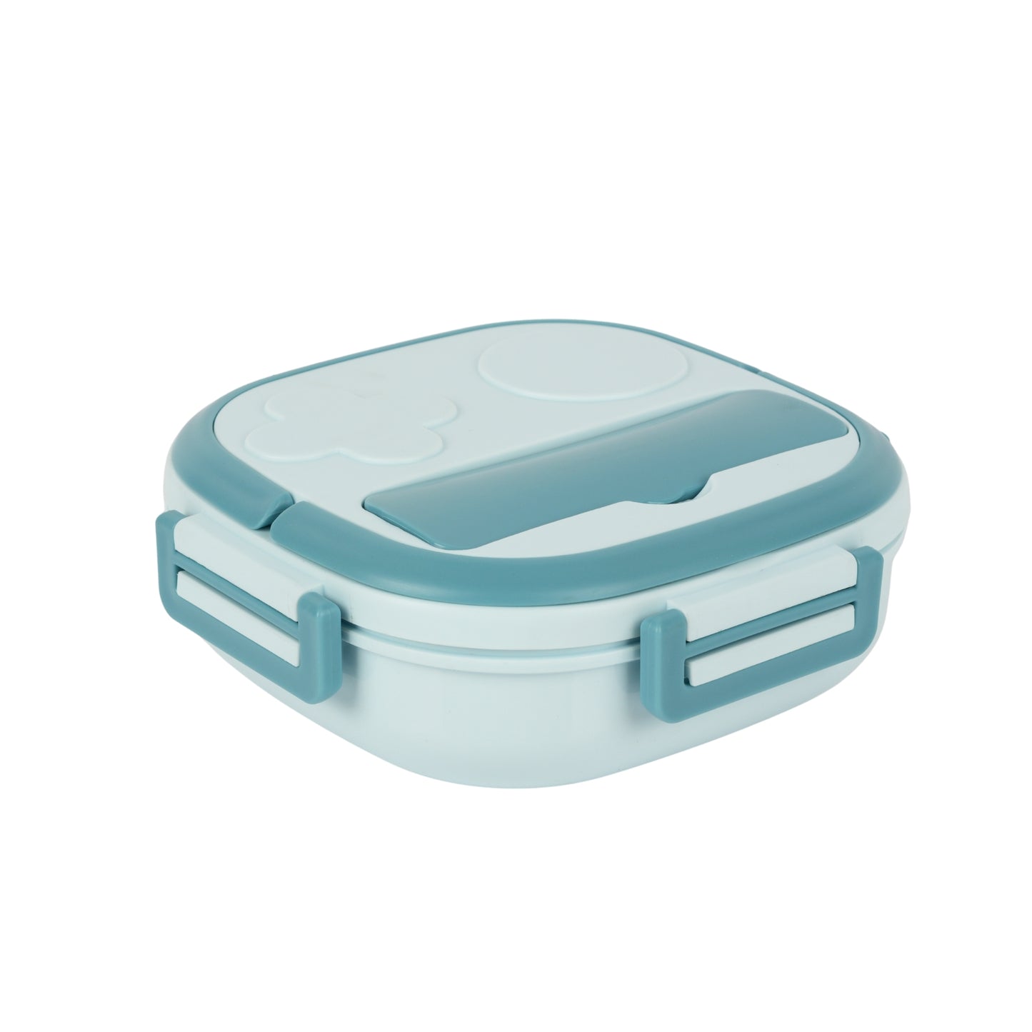 Steel Compartment Lunch Box With Handle