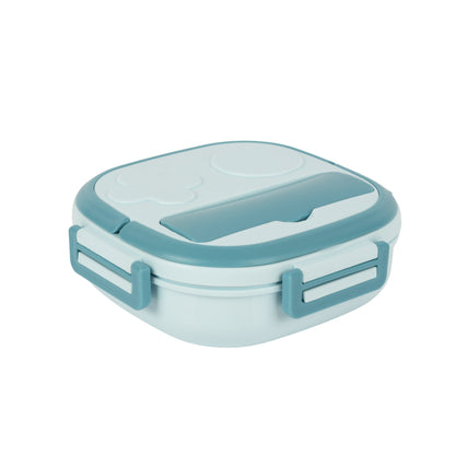 Steel Compartment Lunch Box With Handle