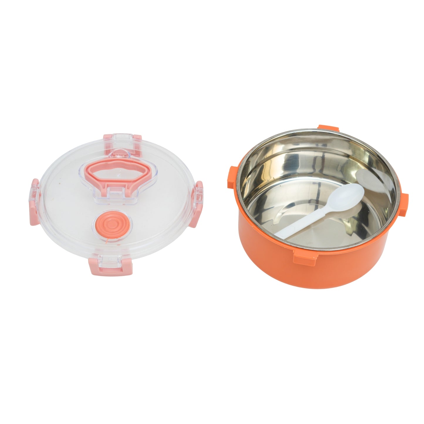 Circular air tight lunch box