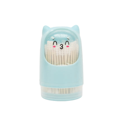 Cotton swabs with organizer