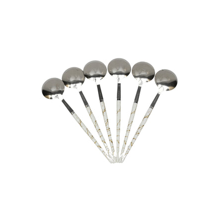 Modern & Luxury Spoon With Resin Work (Pack of 6)