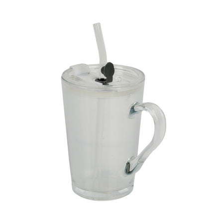 Round wave looked coffee glass mug
