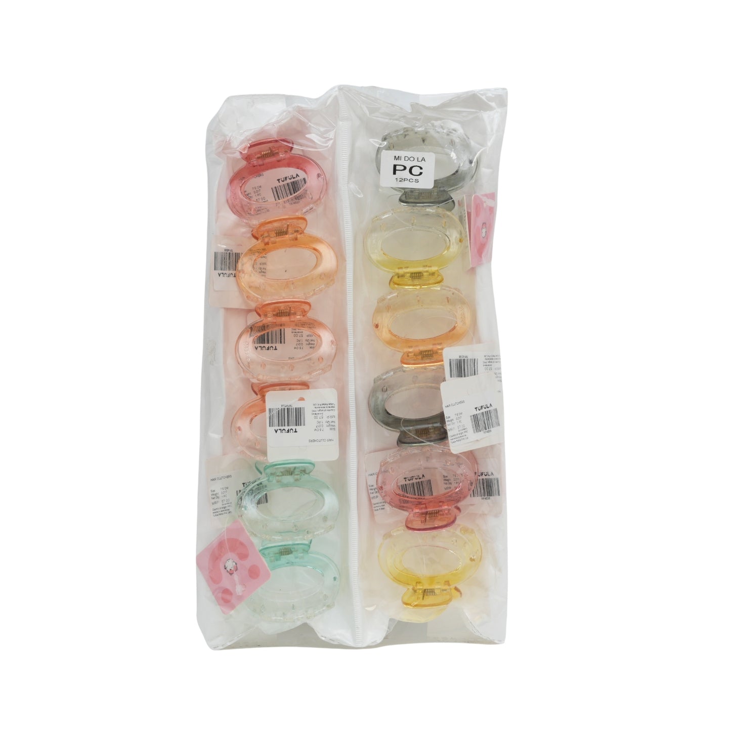 Fashionable Daily Use clutcher & Clips For Girls ( set of 6 )