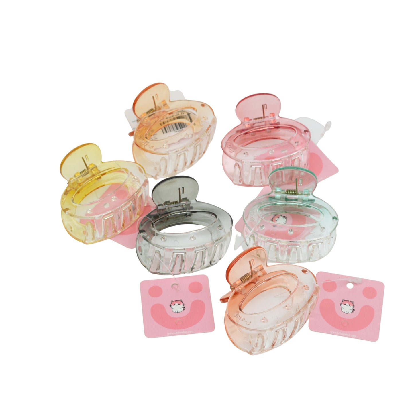 Fashionable Daily Use clutcher & Clips For Girls ( set of 6 )