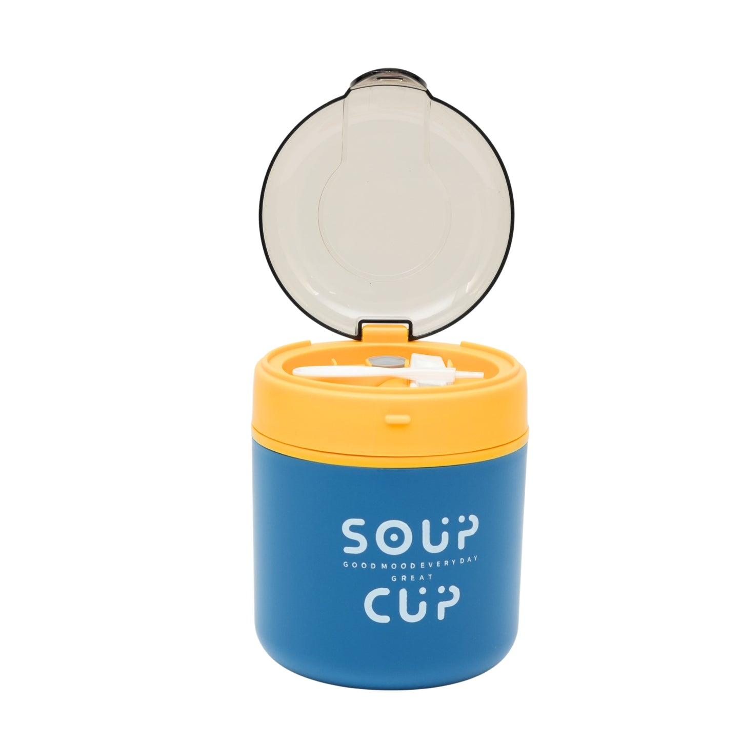 Insulated soup cup stainless steel soup cup with spoon