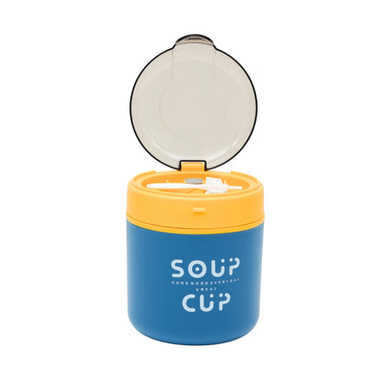 Insulated soup cup stainless steel soup cup with spoon