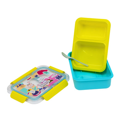 Lunch Box or School Kids in Double Section