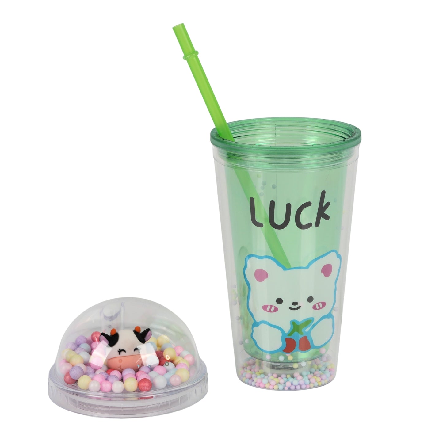 Sipper with straw