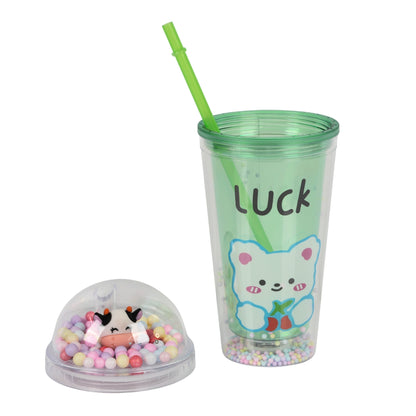 Sipper with straw