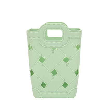 Plastic storage basket