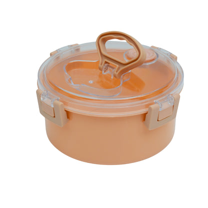 Round lunch box