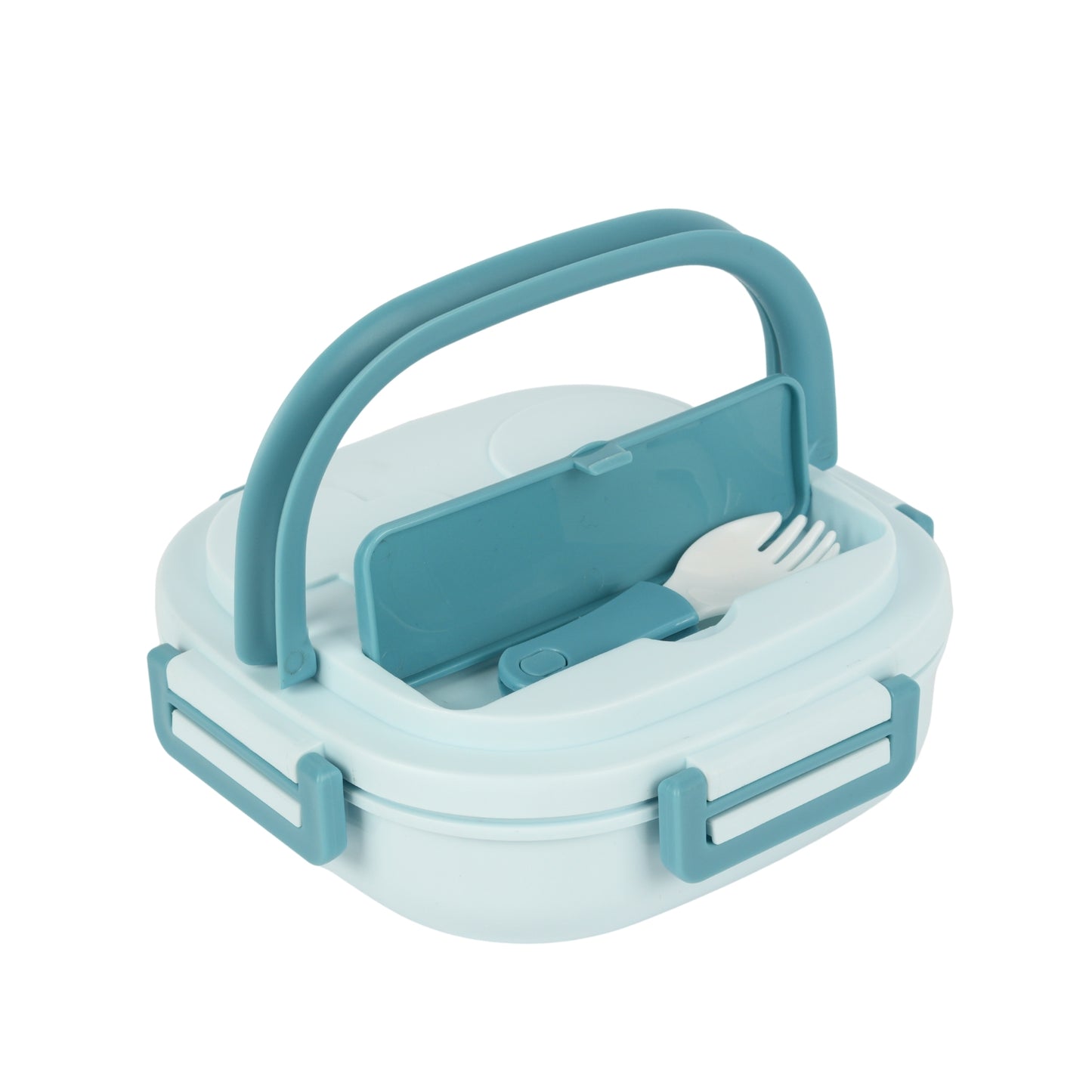 Steel Compartment Lunch Box With Handle