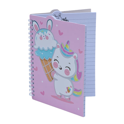Cute sparkling cover notebook for girls