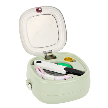 Travel Size Sewing Kit with Thread Spools & Accessories