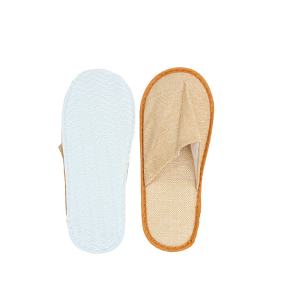 Breathable Open-Toe Indoor Spa Slippers