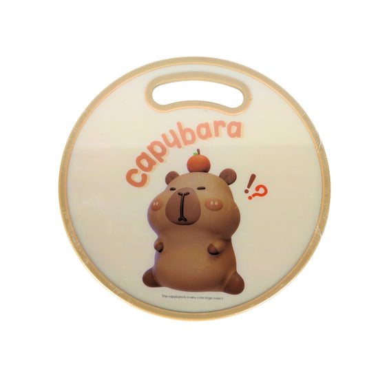 Cute Capybara Round Chopping Board
