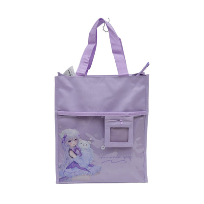 Purple aesthetic tote bag for girls