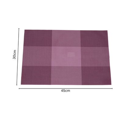PVC Placemats For Dining Tables That Are Anti-Skid Washable Non-Slip And Heat-Resistant.