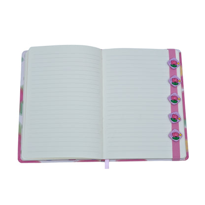 Flower print notebook for girls