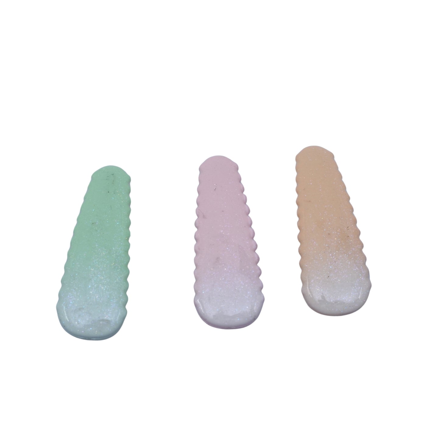Designer-Inspired Botanical Snap Clips (4 set)