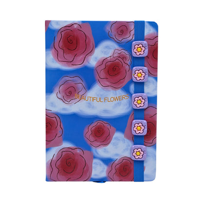 Flower print notebook for girls