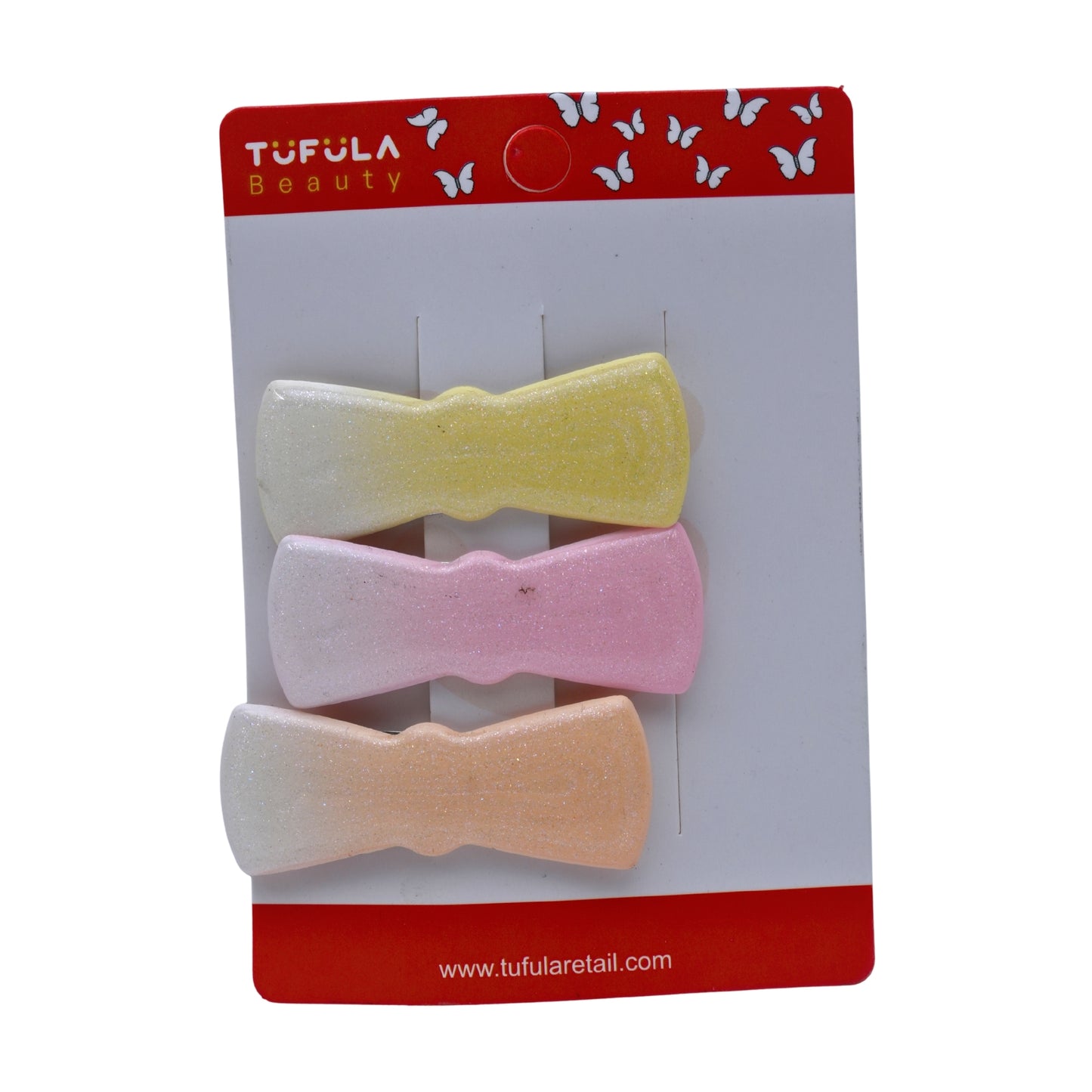 Designer-Inspired Botanical Snap Clips (4 set)