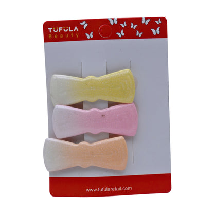 Designer-Inspired Botanical Snap Clips (4 set)