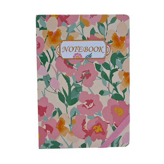 Flower print beautiful square note book
