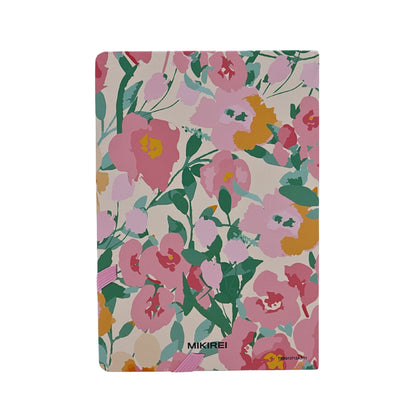 Flower print beautiful square note book