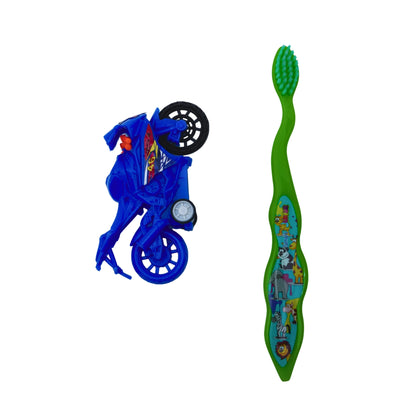 Toothbrush with toy