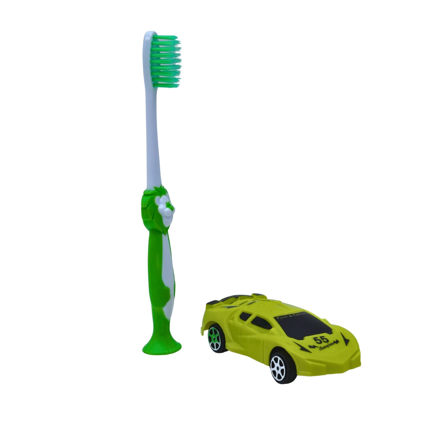 Toothbrush with toy (pack of 2)