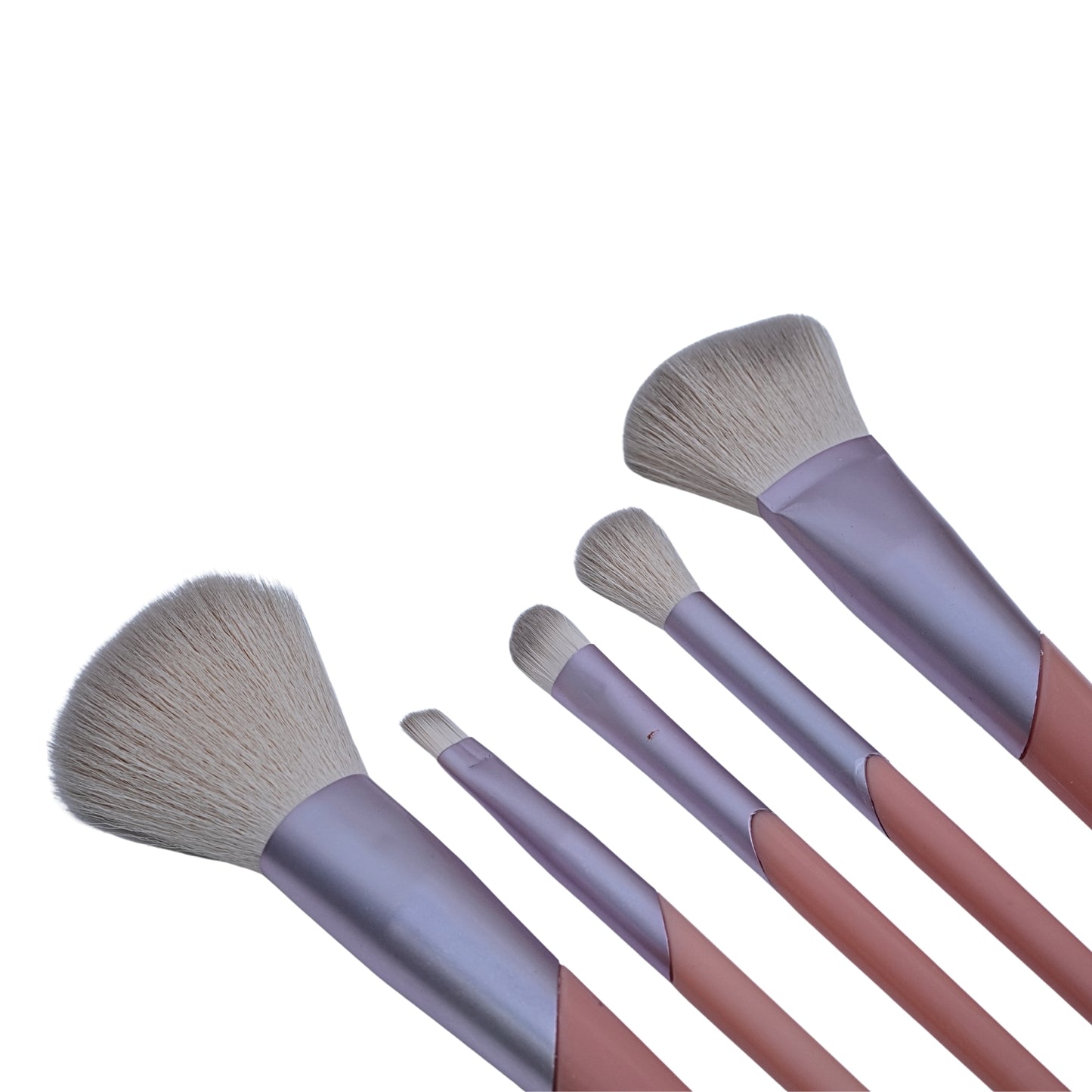5pc Precision Makeup Brush Kit with Super Soft Synthetic Bristles