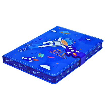 Blue Notebook with Water Color Finish