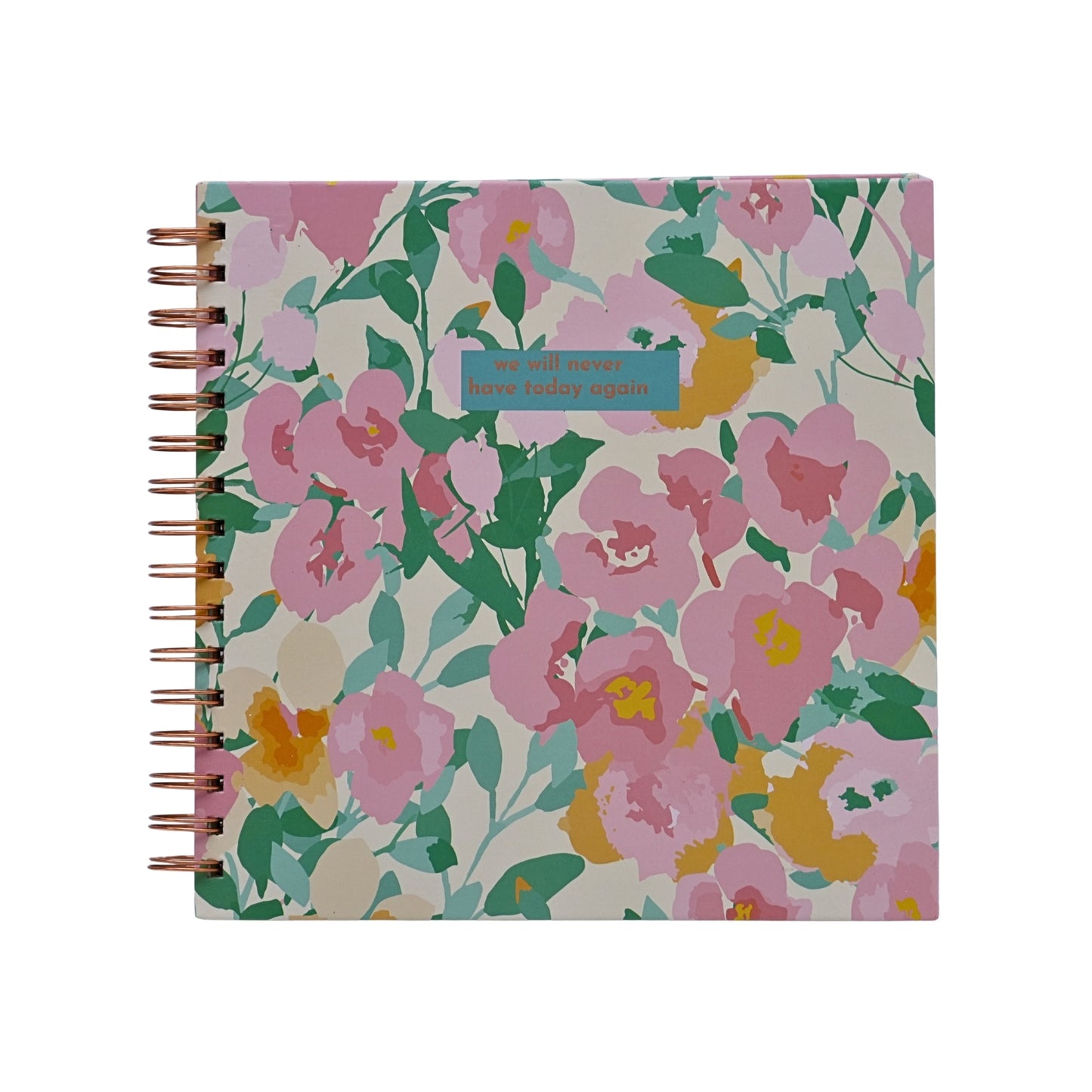 Flower print beautiful square note book