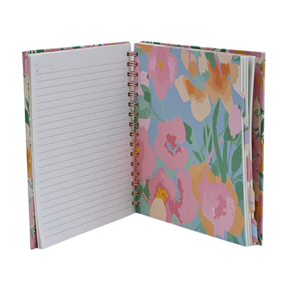 Flower print beautiful square note book