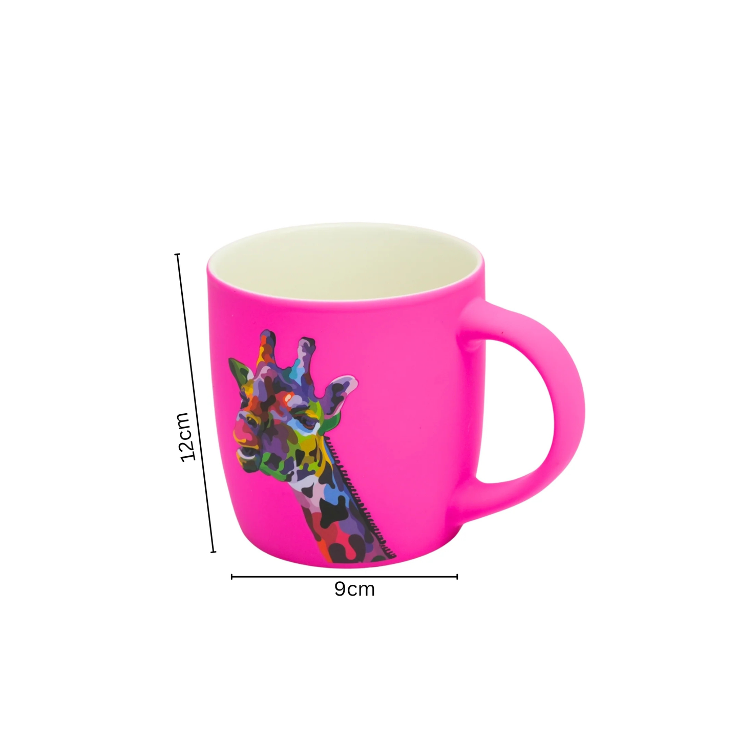 Vibrant Color Mugs With Cute Animation