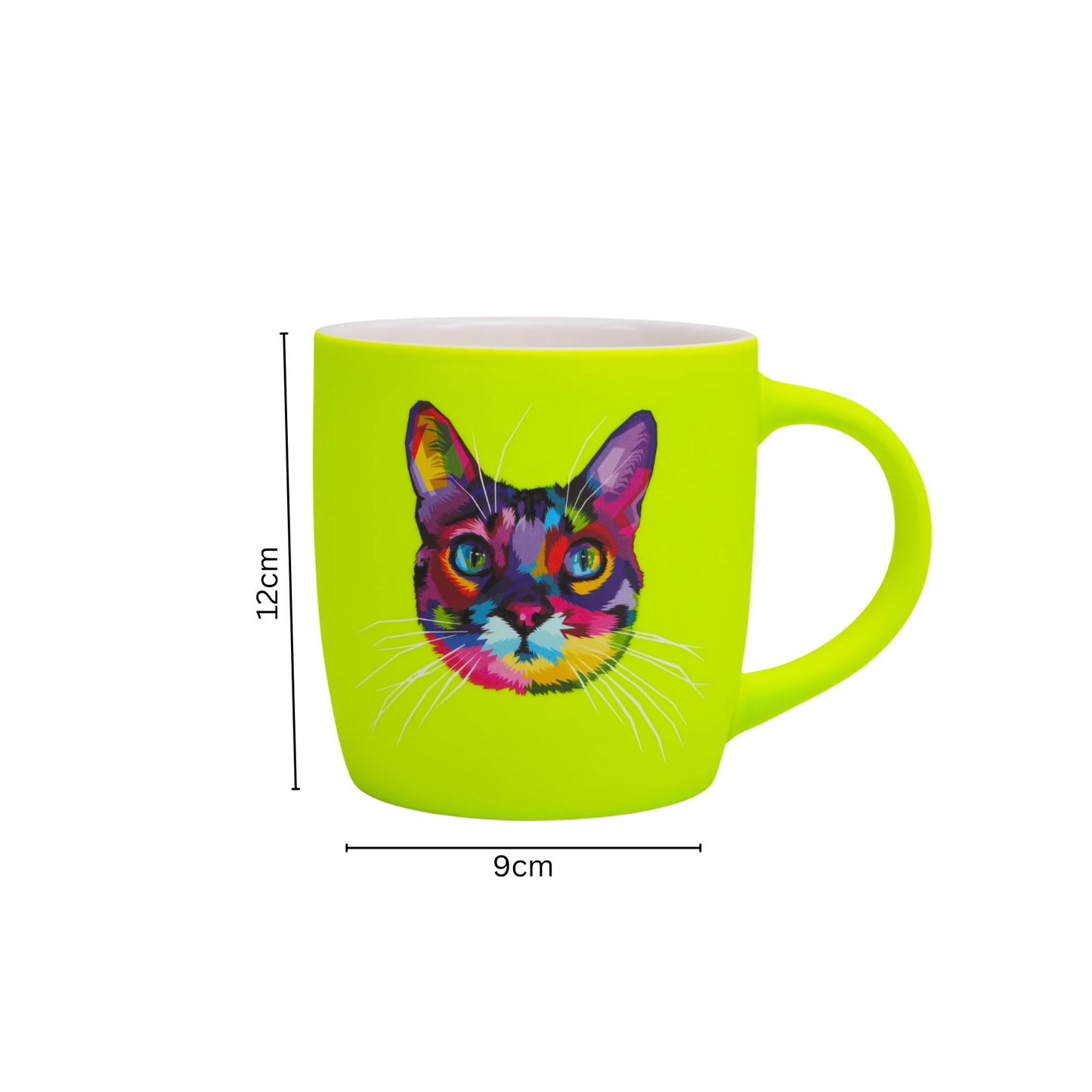 Vibrant Color Mugs With Cute Animation