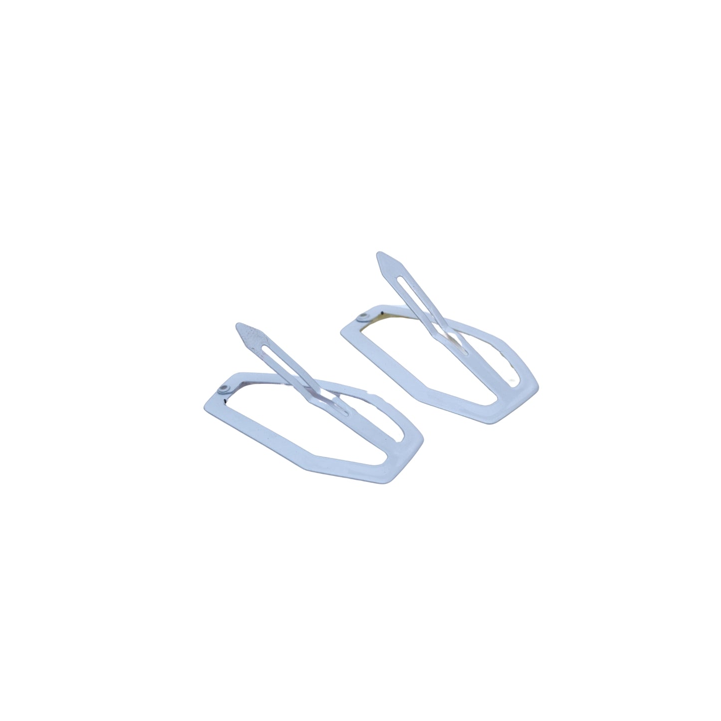 Floral Acetate Geometric Hair Clip Set
