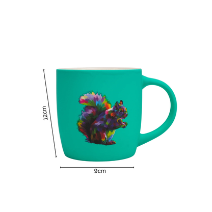 Vibrant Color Mugs With Cute Animation
